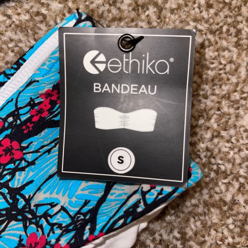 Ethika Two Bandeau Bras Size SM